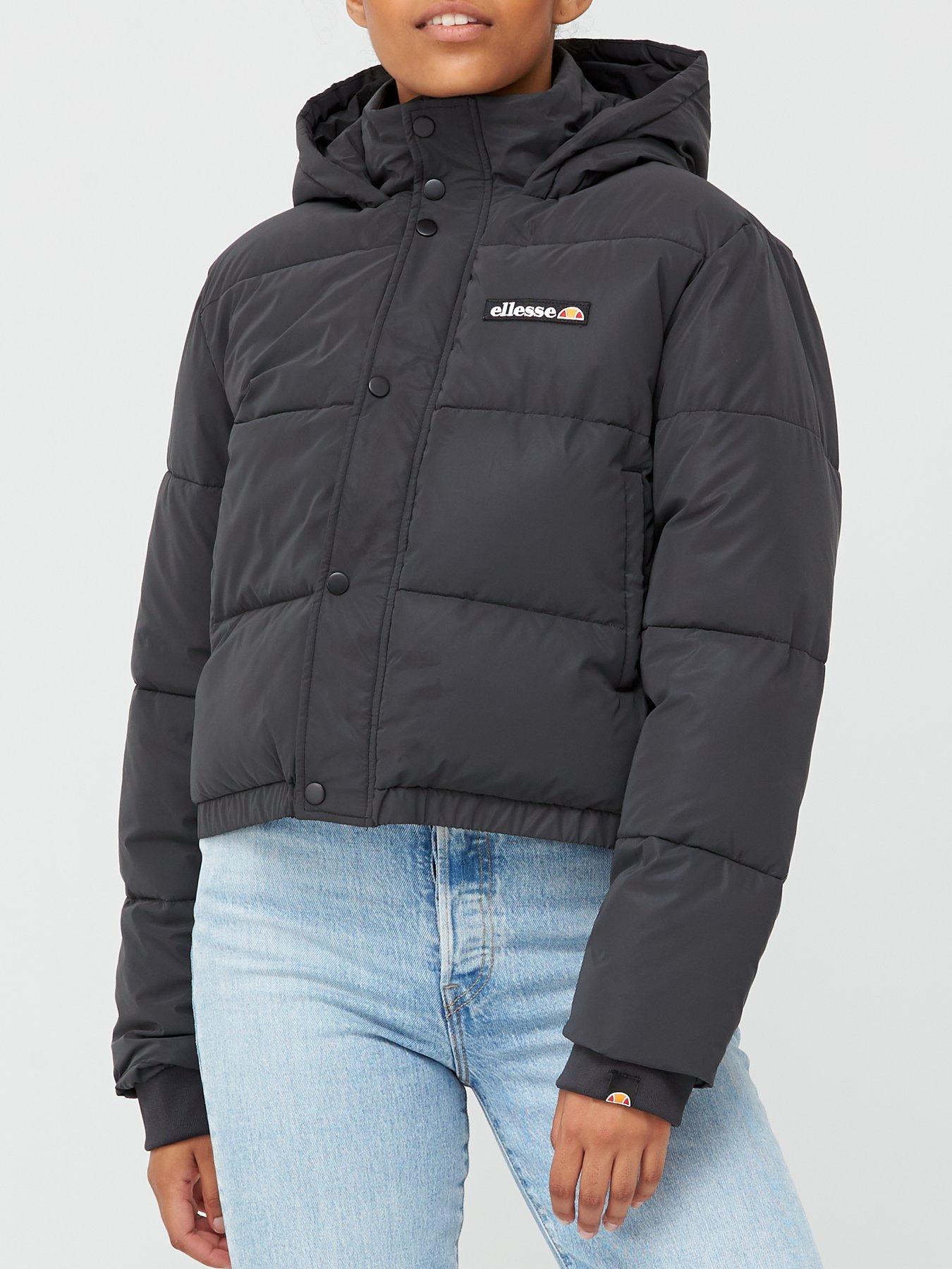 ellesse reflective padded jacket