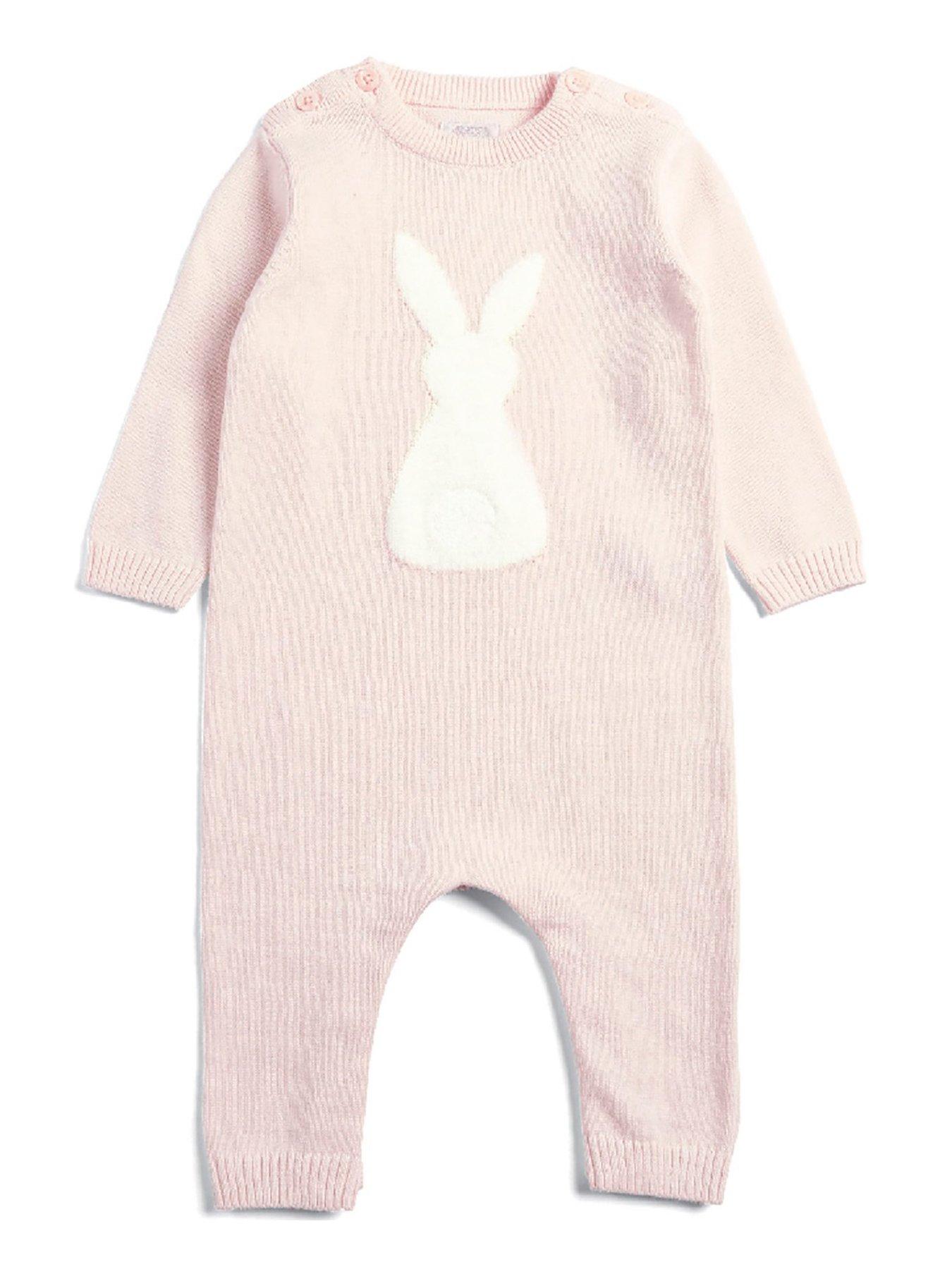 knitted bunny romper