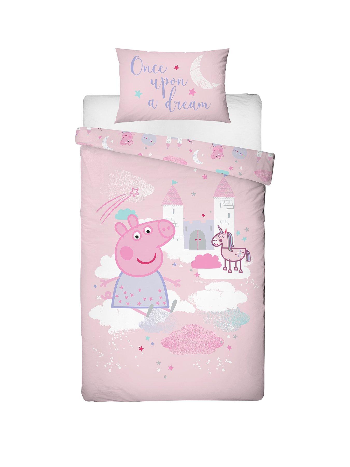 Peppa Pig Stardust Single Duvet Cover Set Littlewoodsireland Ie