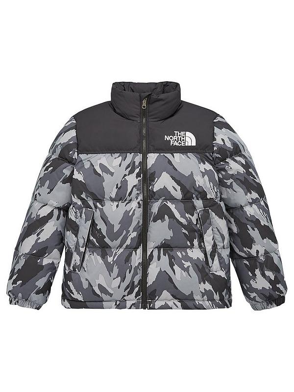 The North Face Childrens 96 Retro Nuptse Down Jacket Camouflage Littlewoodsireland Ie