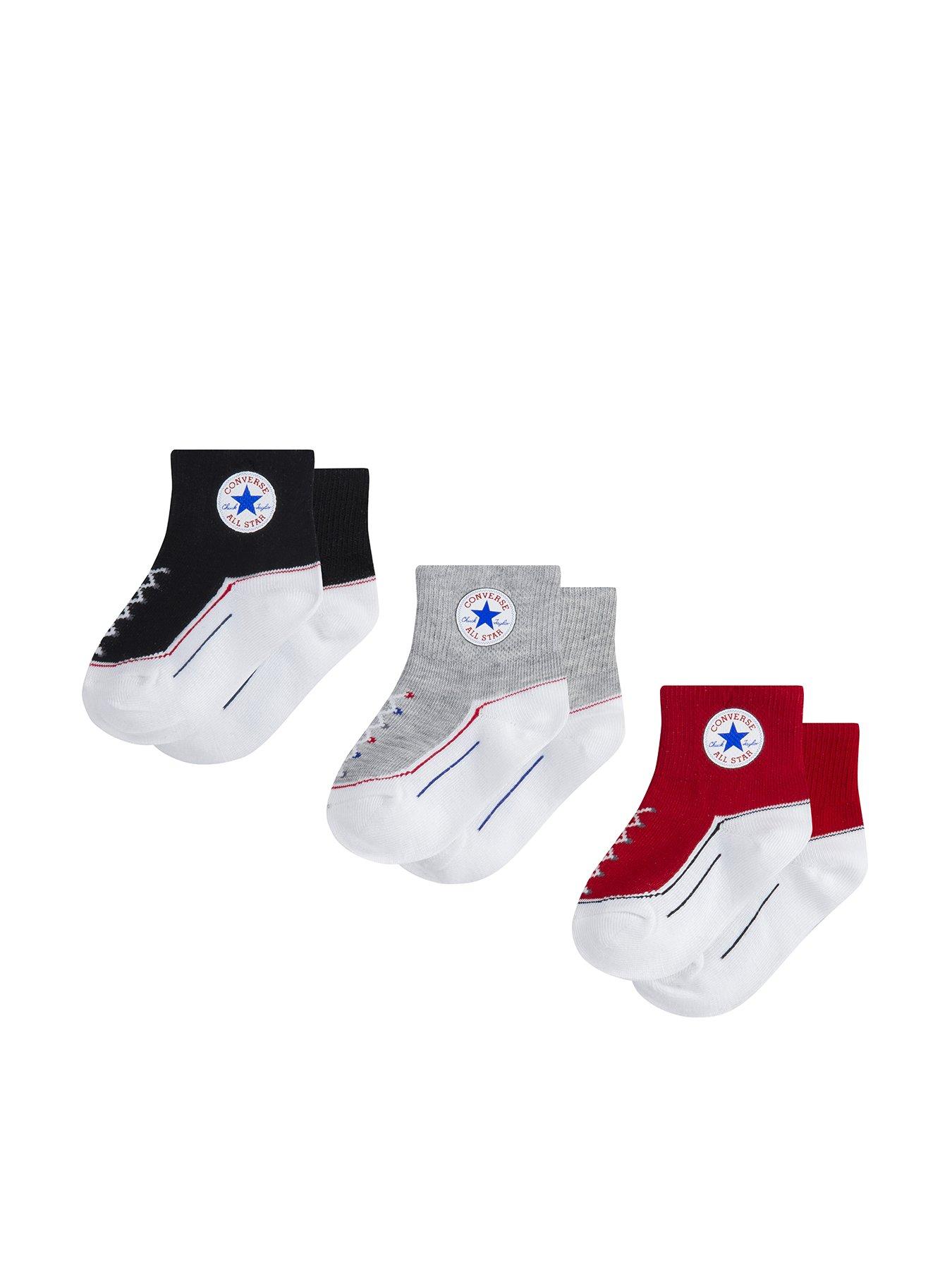 Details about   6 pairs white tennis socks fits 10-13 NIP cotton/polyester 