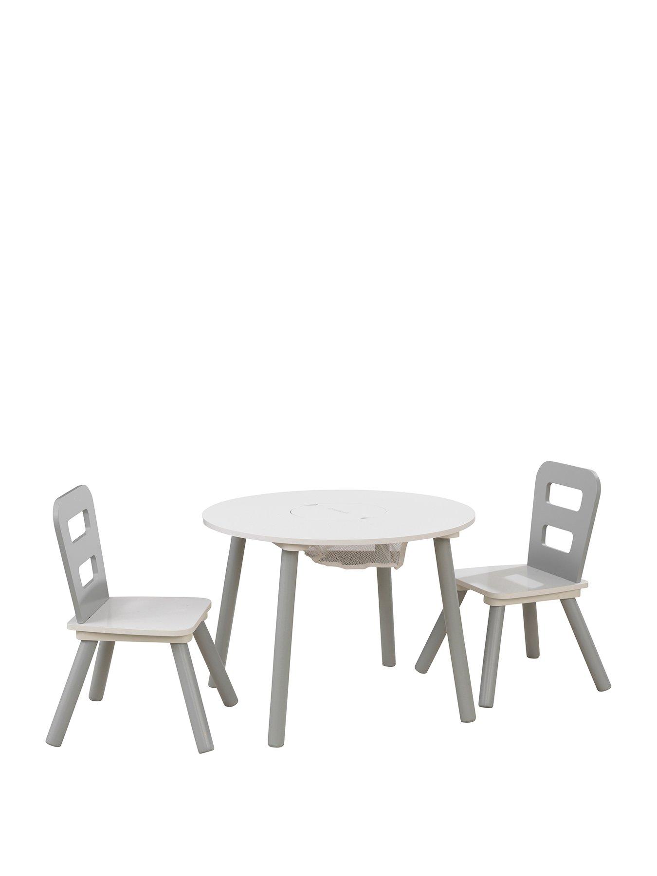 kidkraft round storage table & 4 chair set