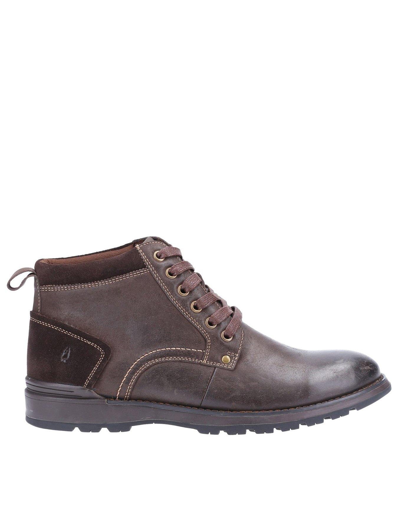 Hush Puppies Dean Leather Lace Up Boots - Brown | Very Ireland