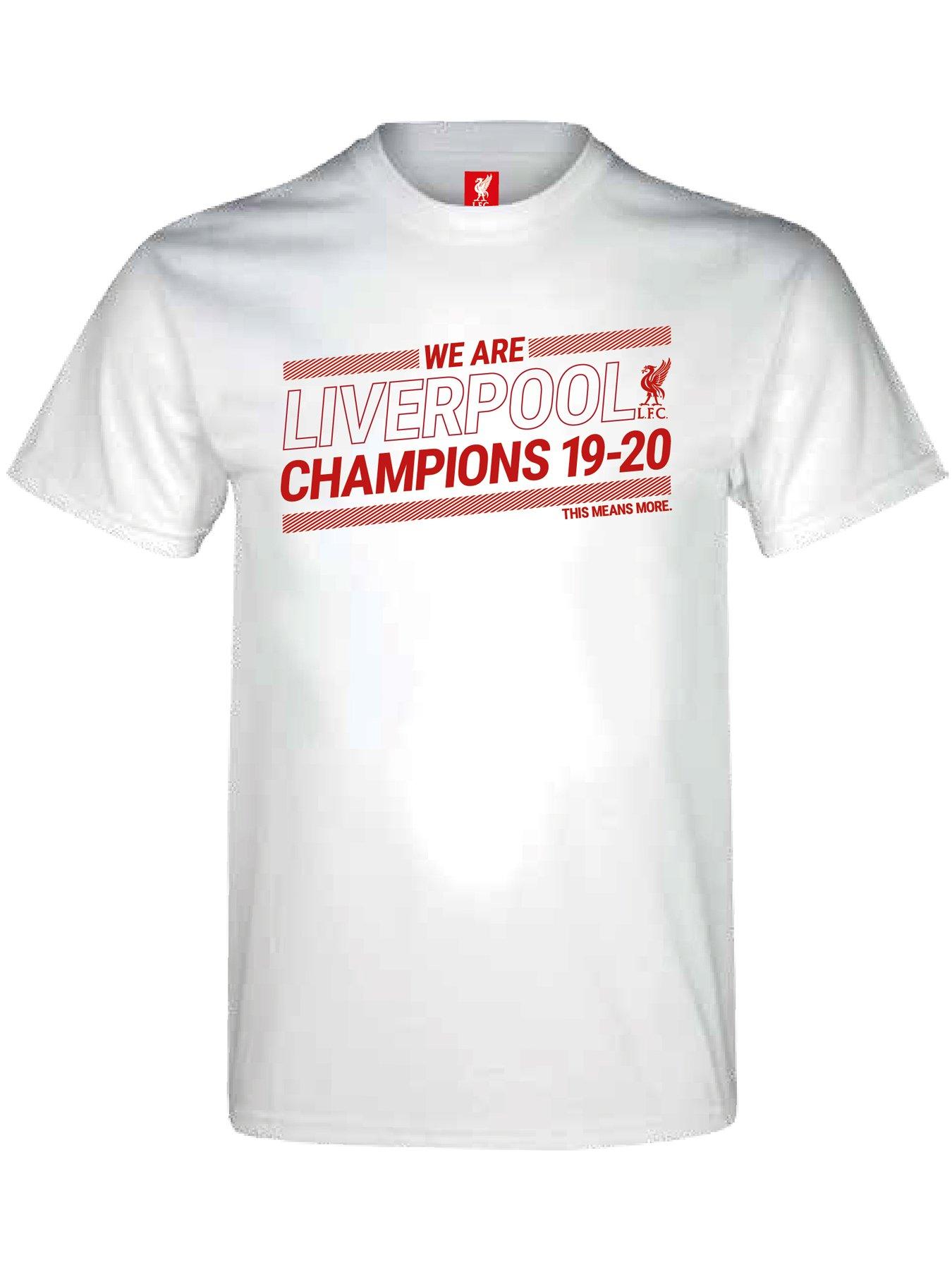 liverpool fc premier league champions t shirt