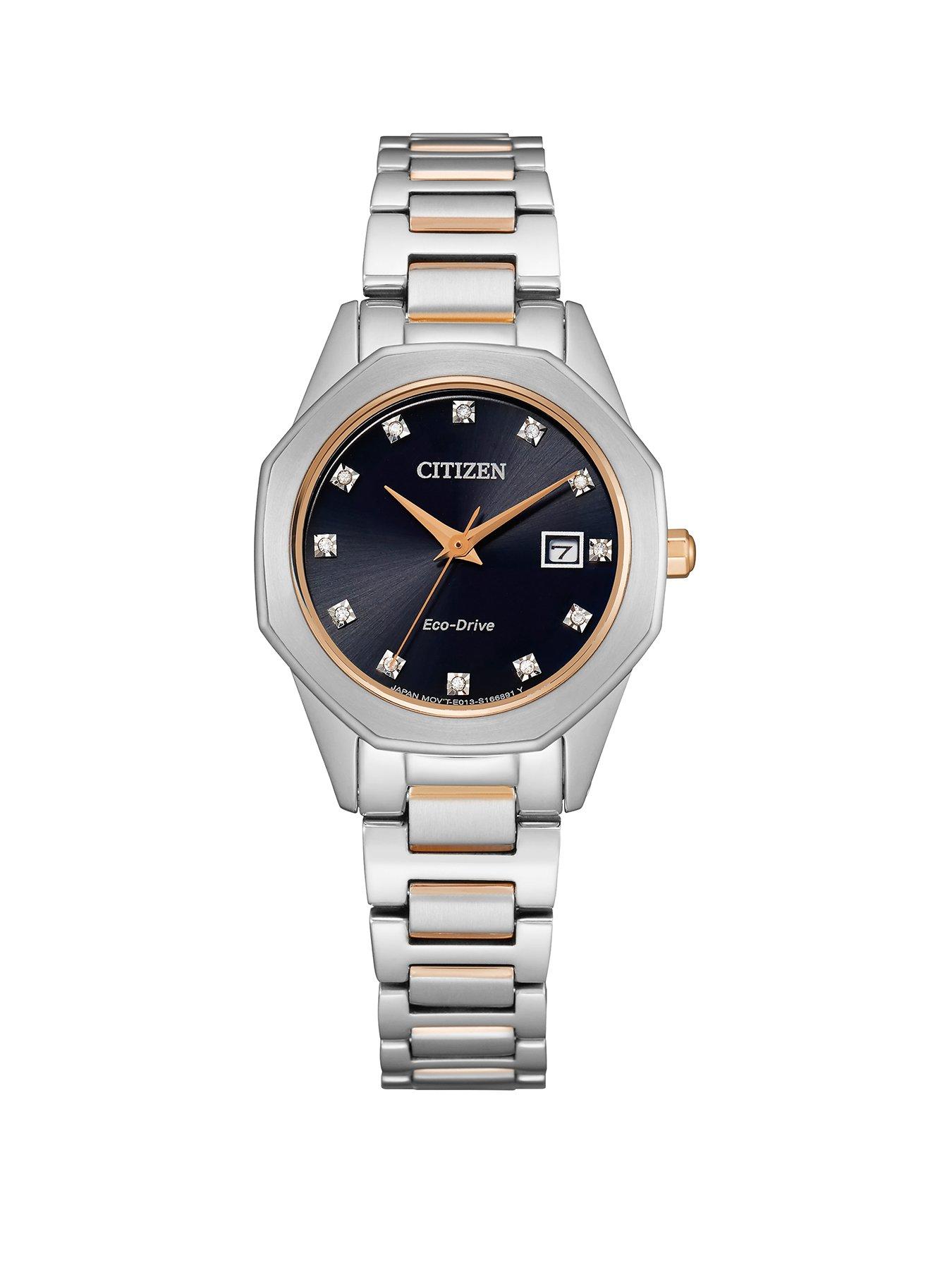 citizen eco drive set date