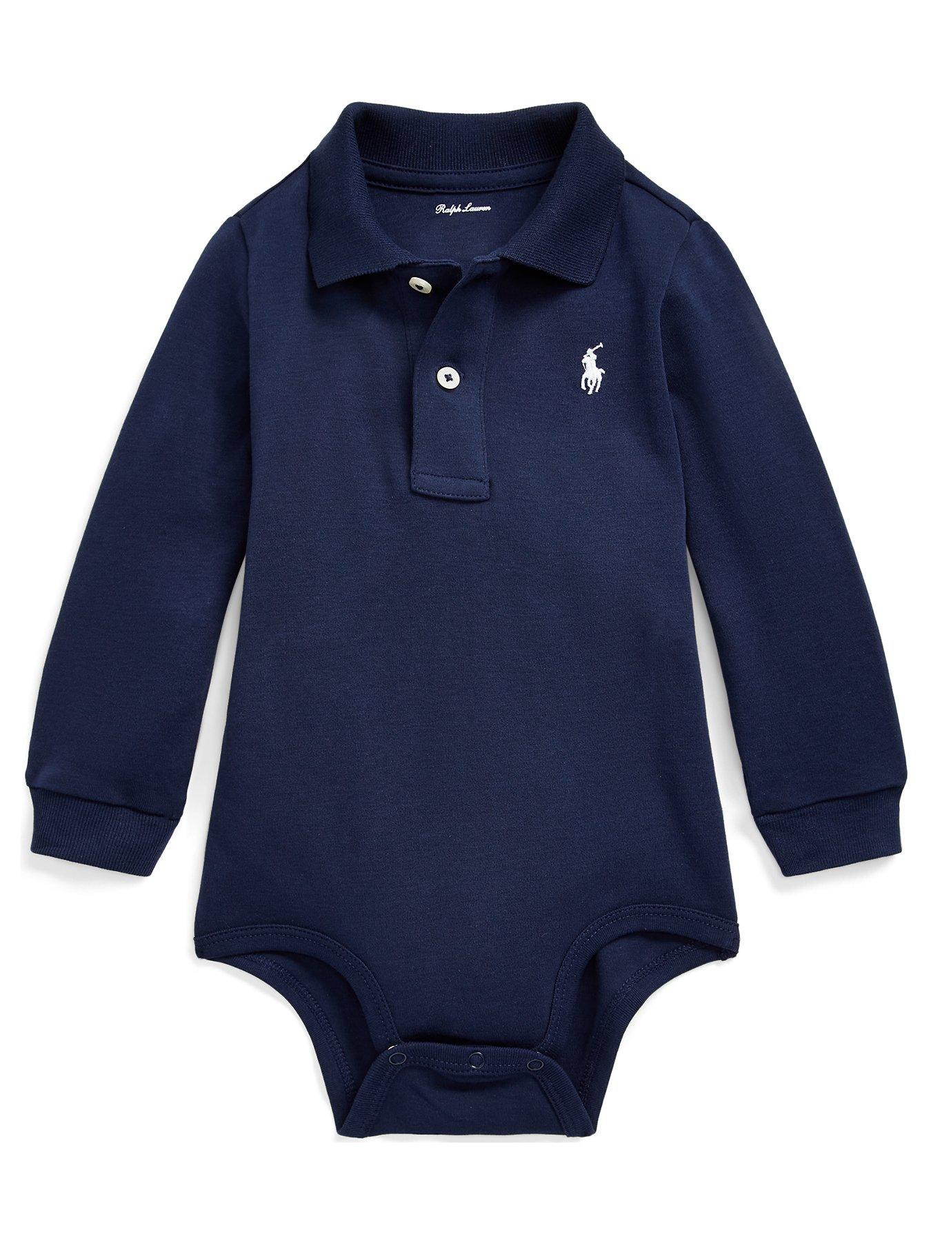 ralph lauren baby boy polo bodysuit