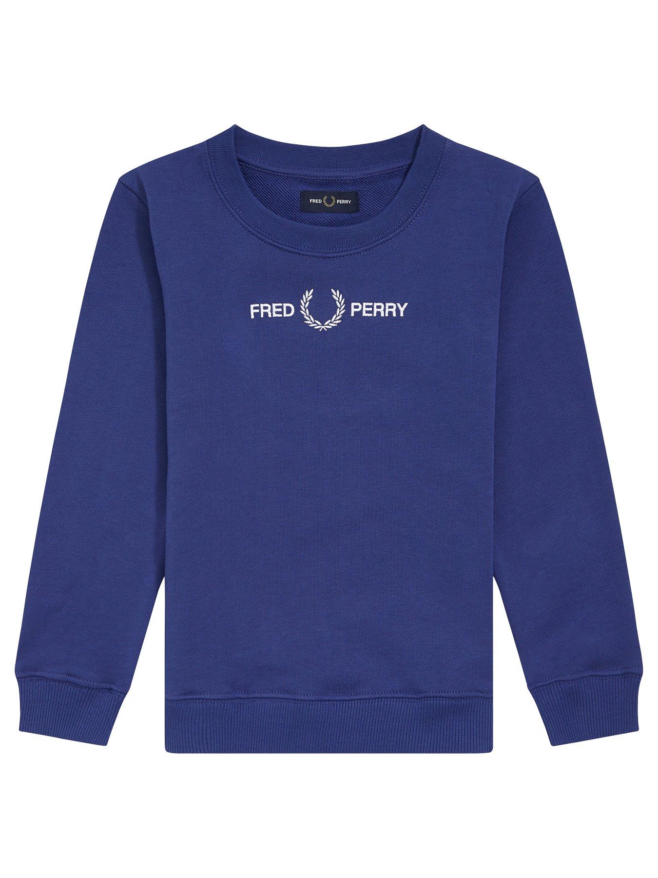 fred perry boys sweatshirts