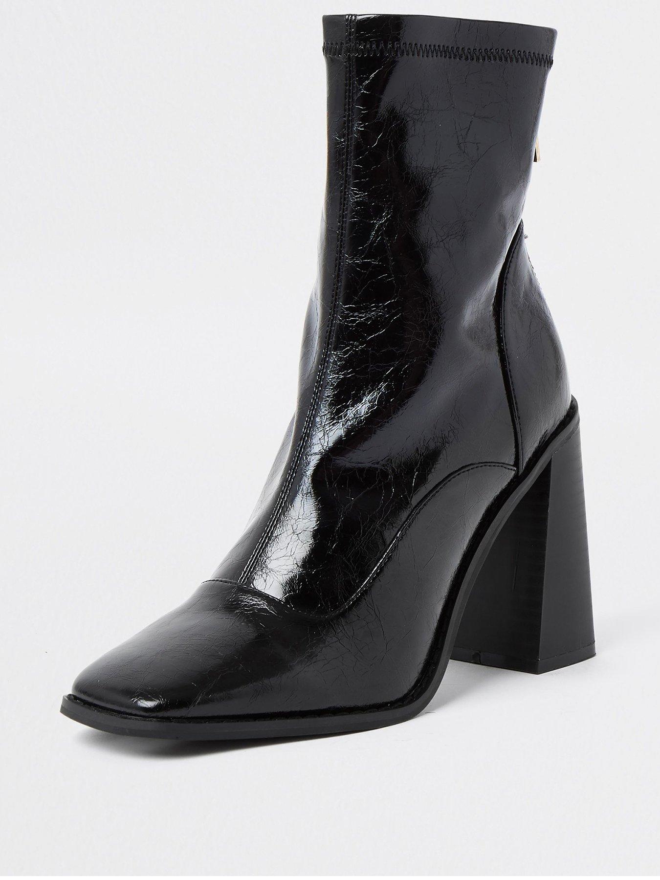 river island patent boots