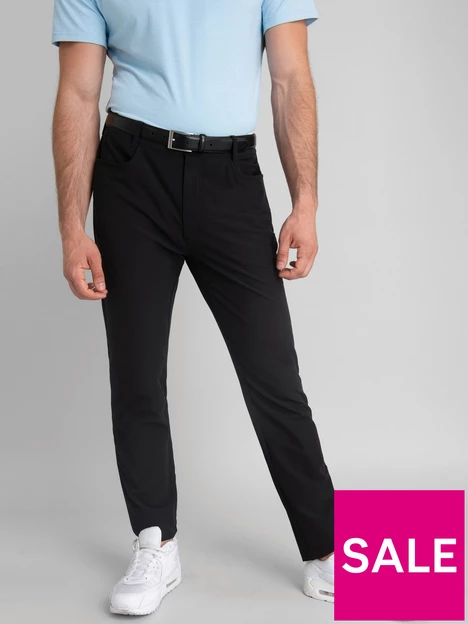 prod1089693922: Golf Genius Stretch Trousers - Black 
