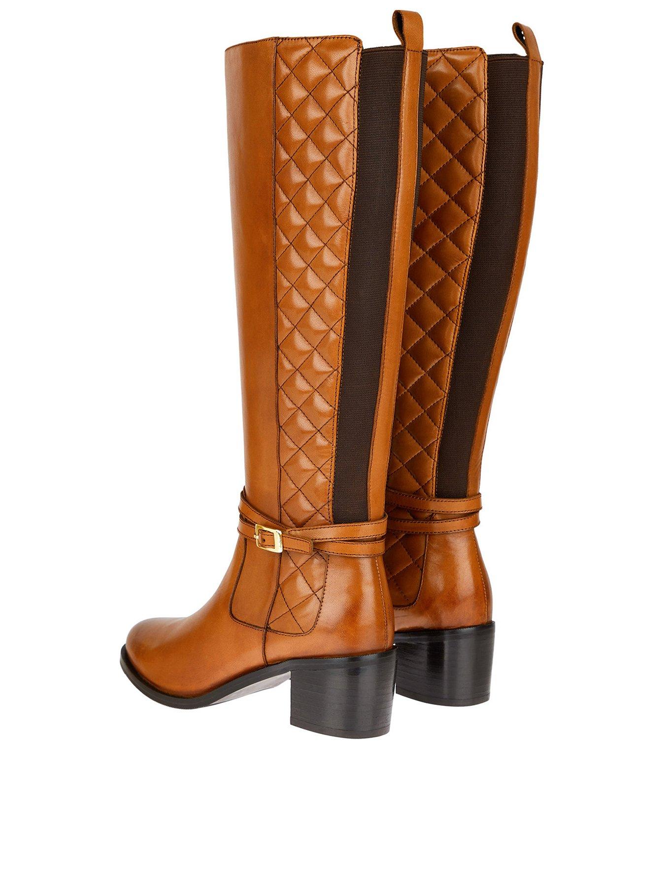 tan leather riding boots womens