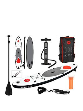 pure-4-fun-pure-305-sup-all-round-inflatable-stand-up-paddle-board-10-feet-ampnbsppump-patch-tool-foot-lead-adjustable-paddle-and-waterproof-2l-bag