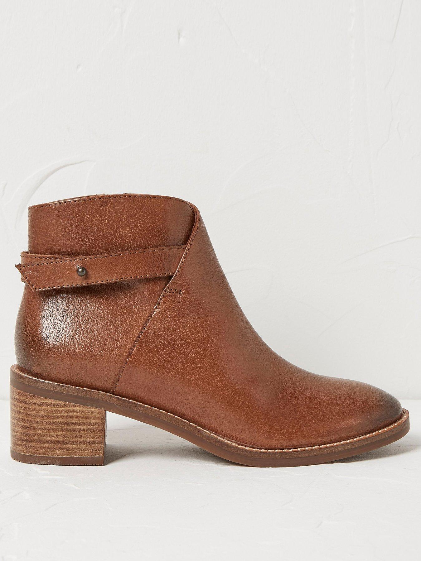 FatFace Salcombe Ankle Boot - Tan 