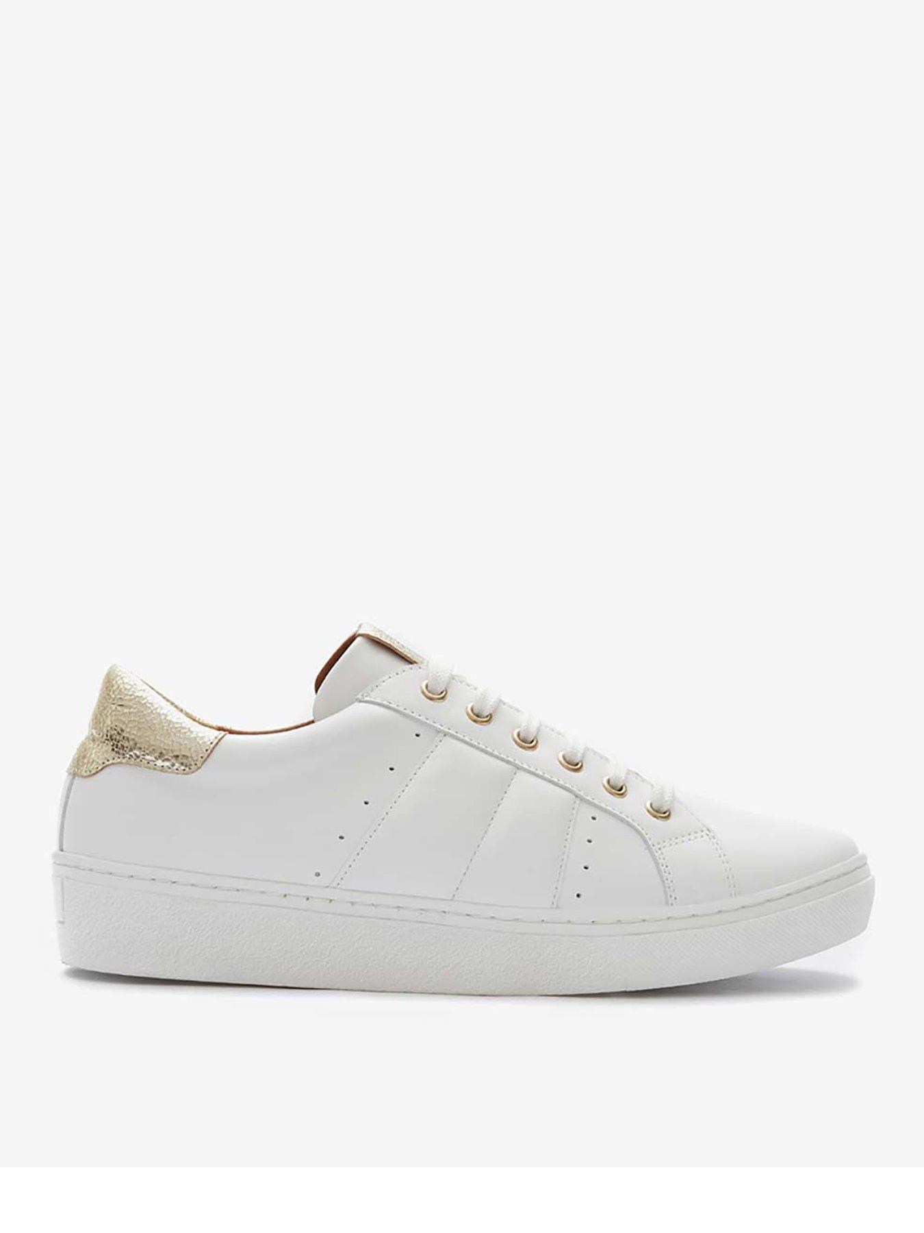 mint velvet allie white trainers