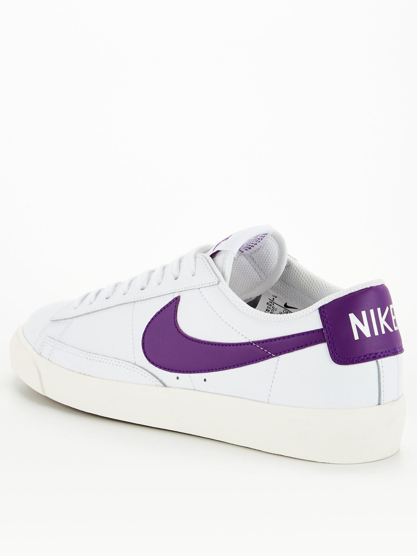 nike blazer low mens purple