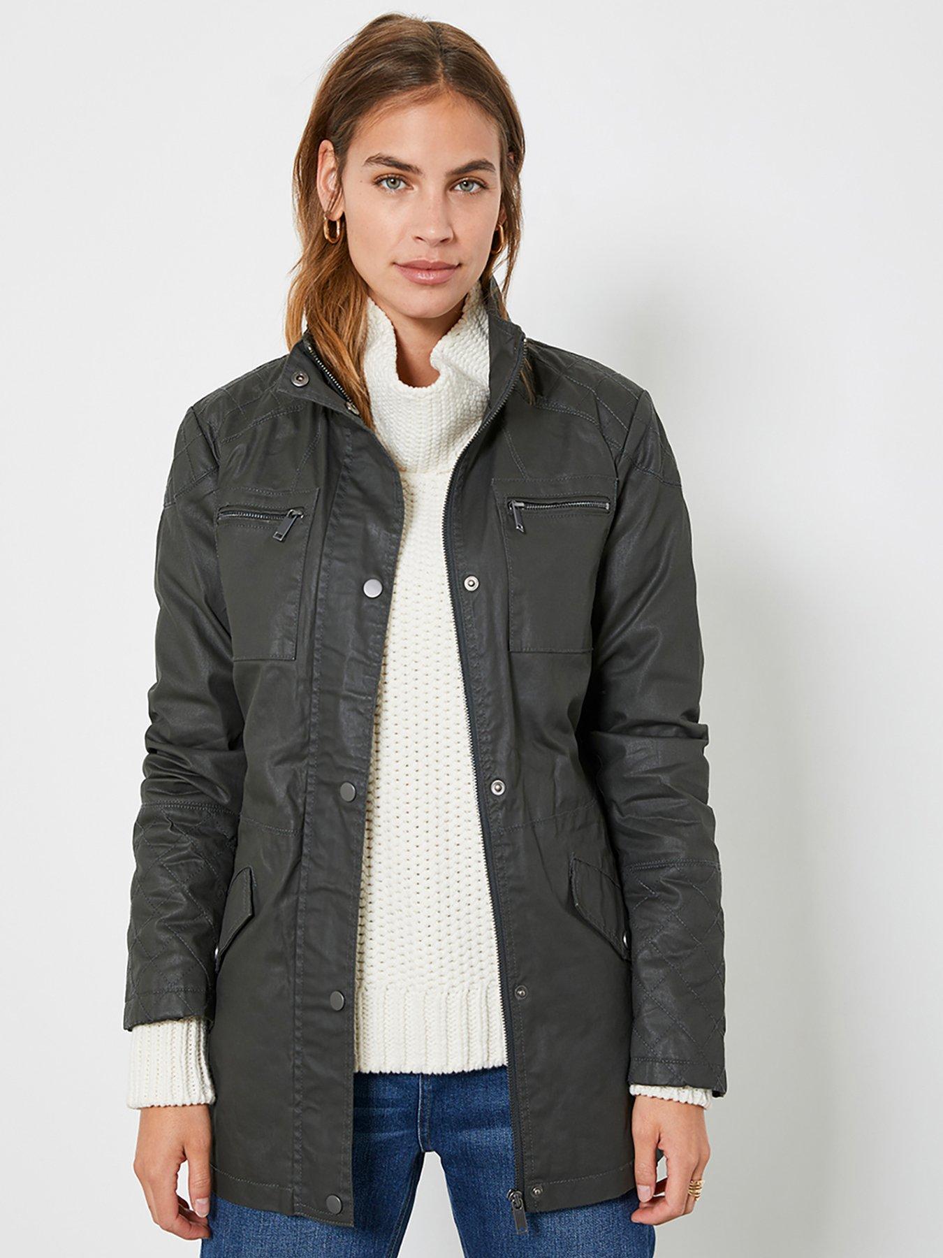 mint velvet star utility jacket