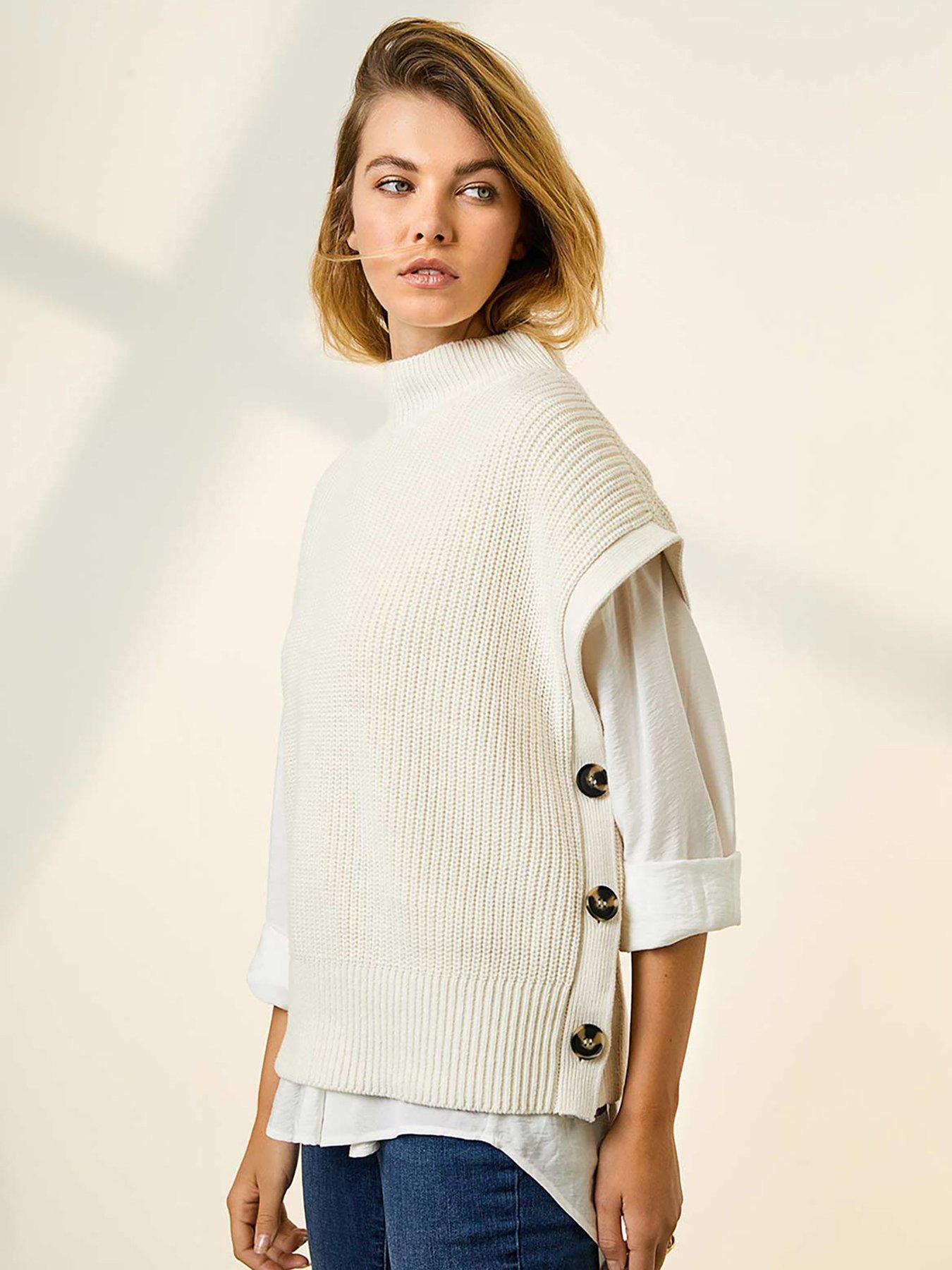 sleeveless jumpers womens