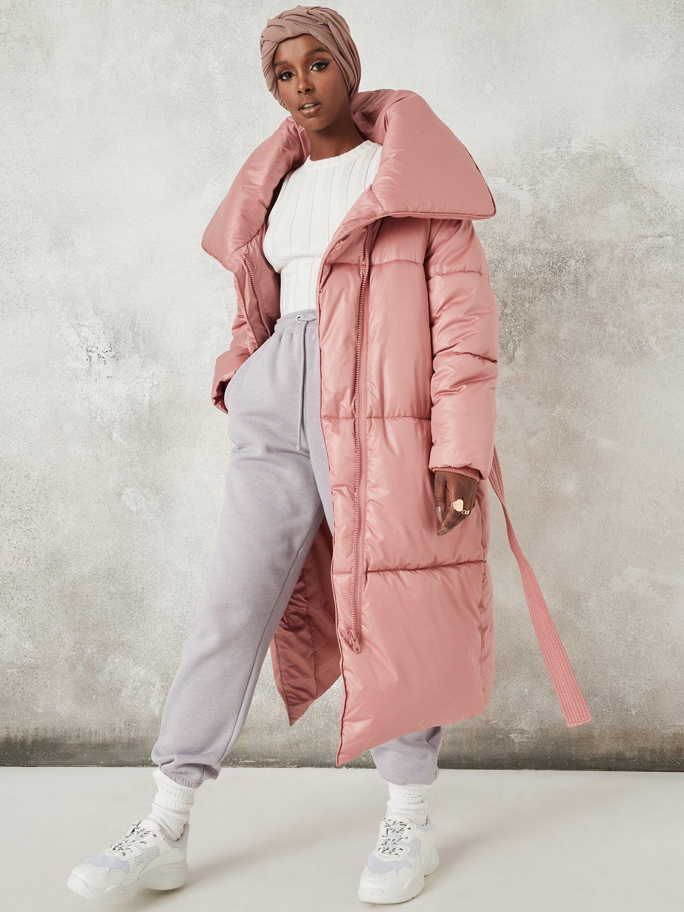 pink duvet coat