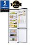 samsung-rb34t602esaeu-7030-nbspfrost-free-tall-fridge-freezer-with-all-around-cooling-e-rated-silverstillFront