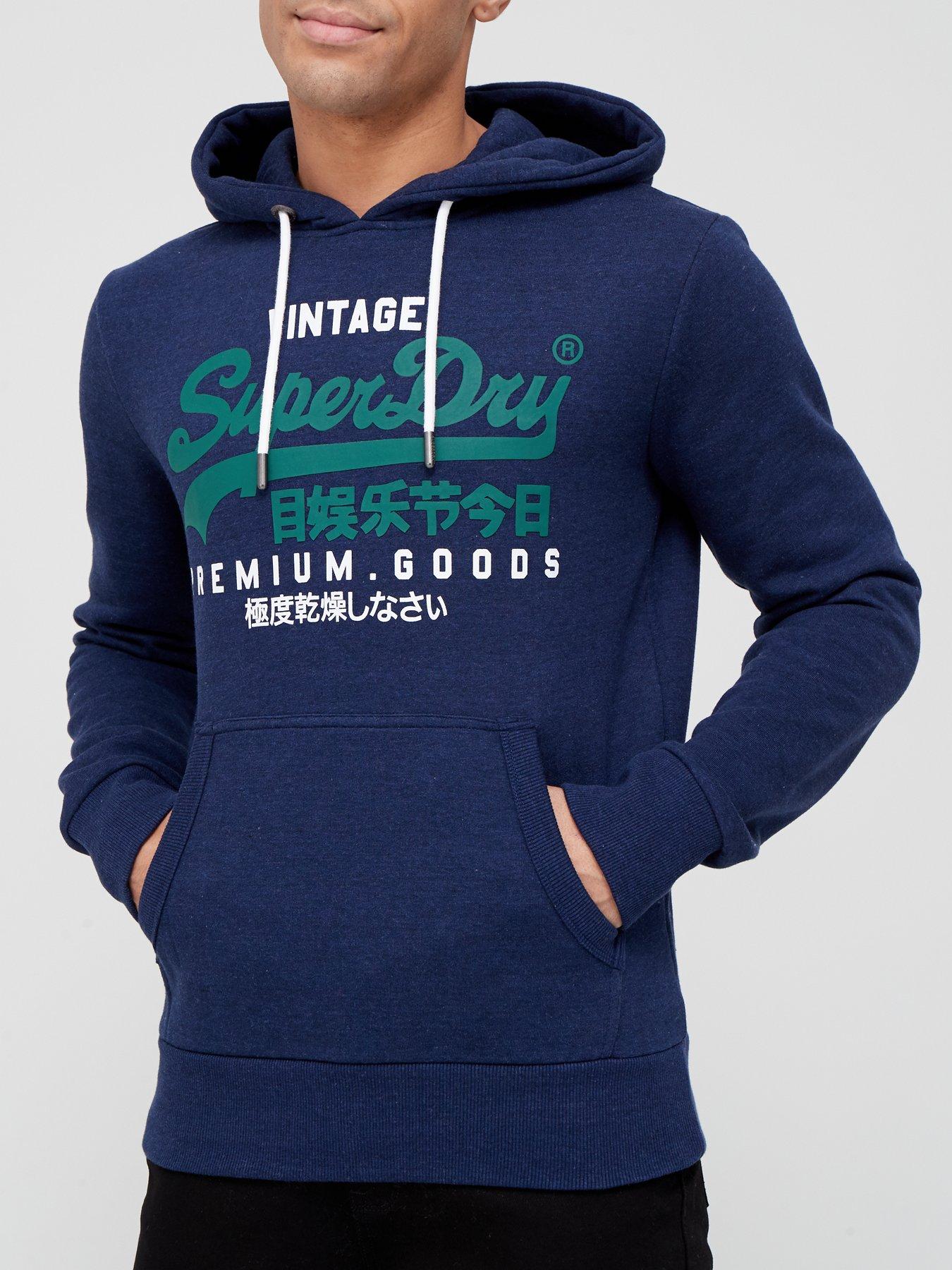 superdry blue sweatshirt