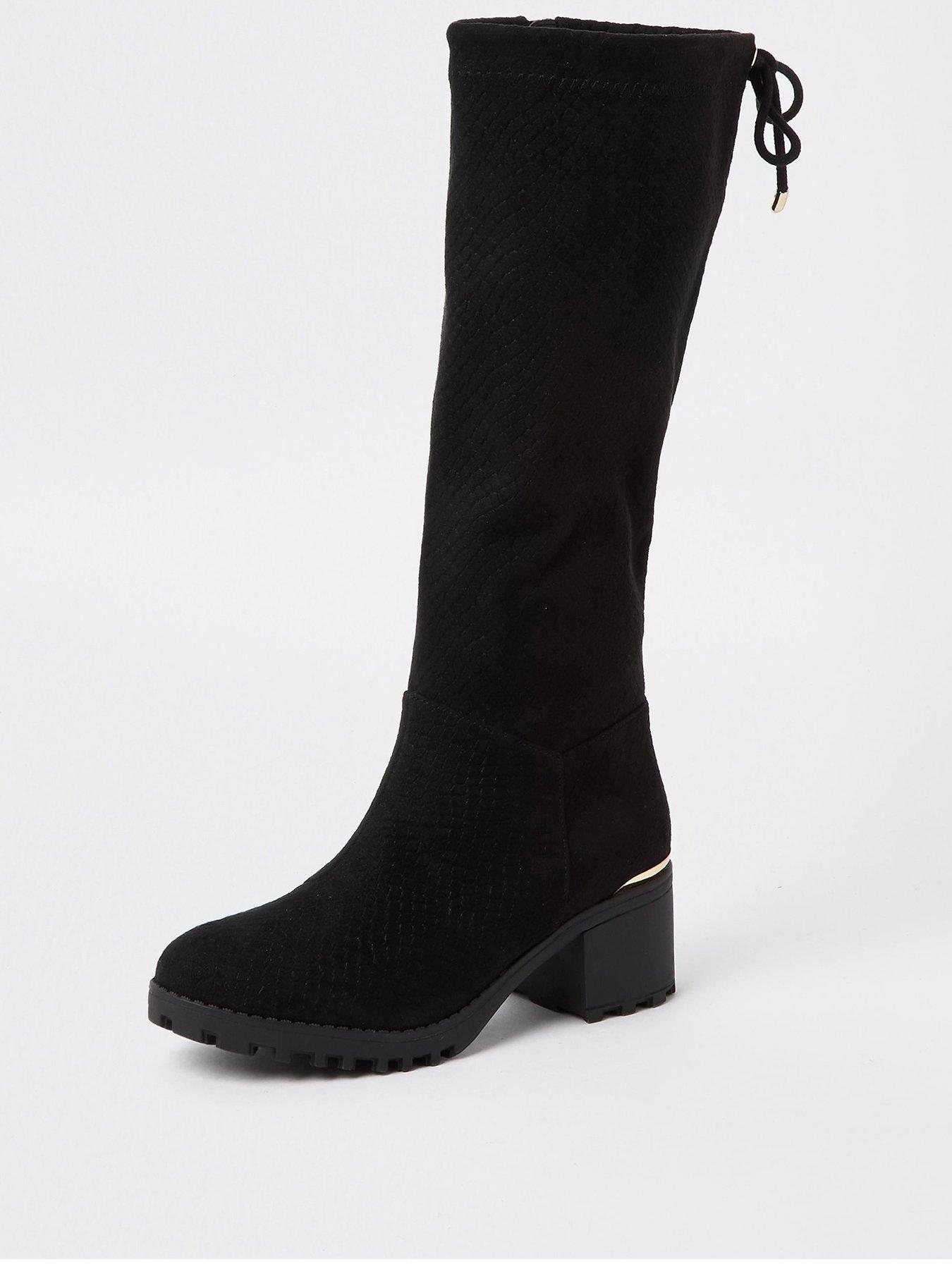 river island girls knee high boots