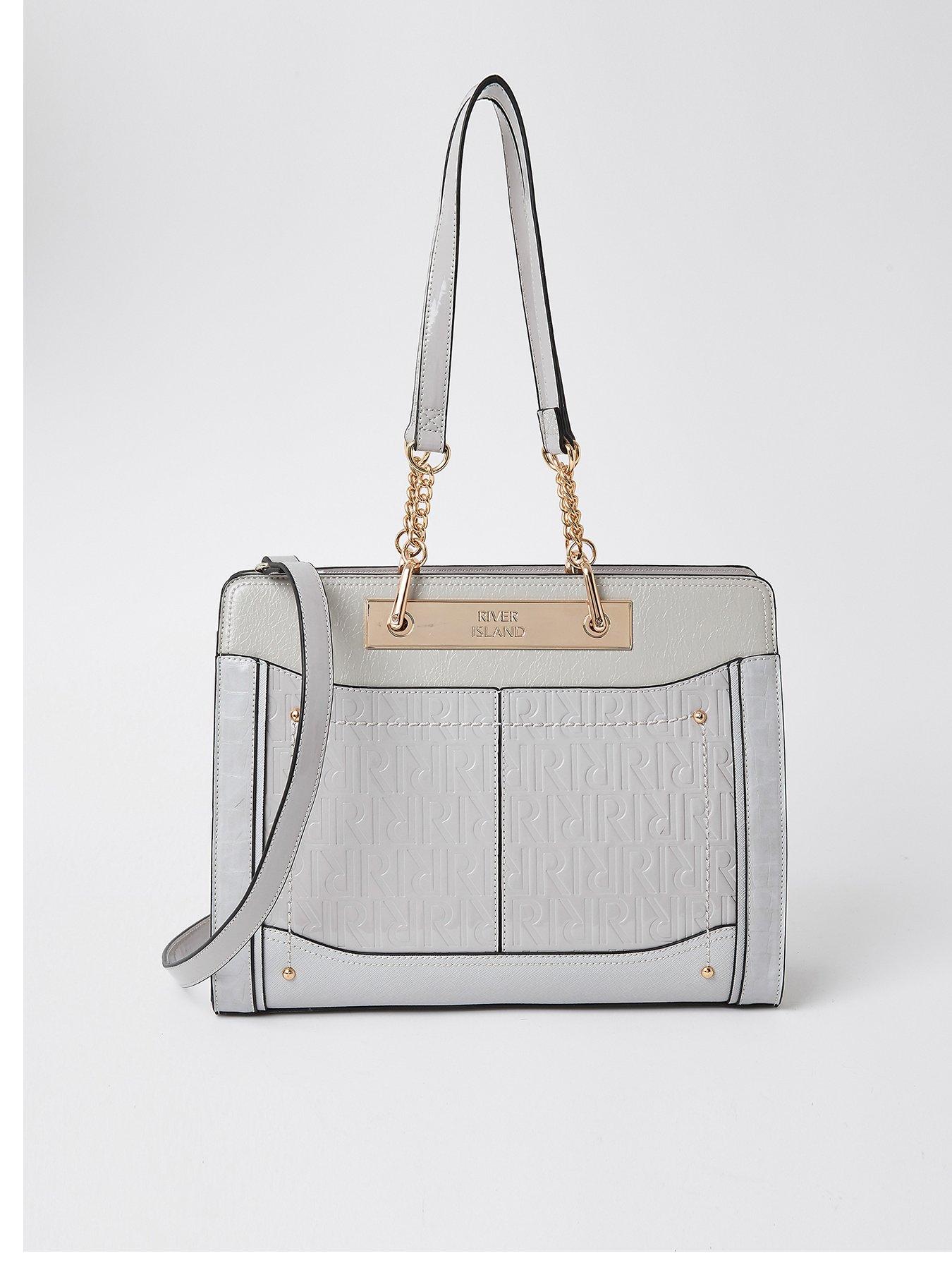 grey handbags river island