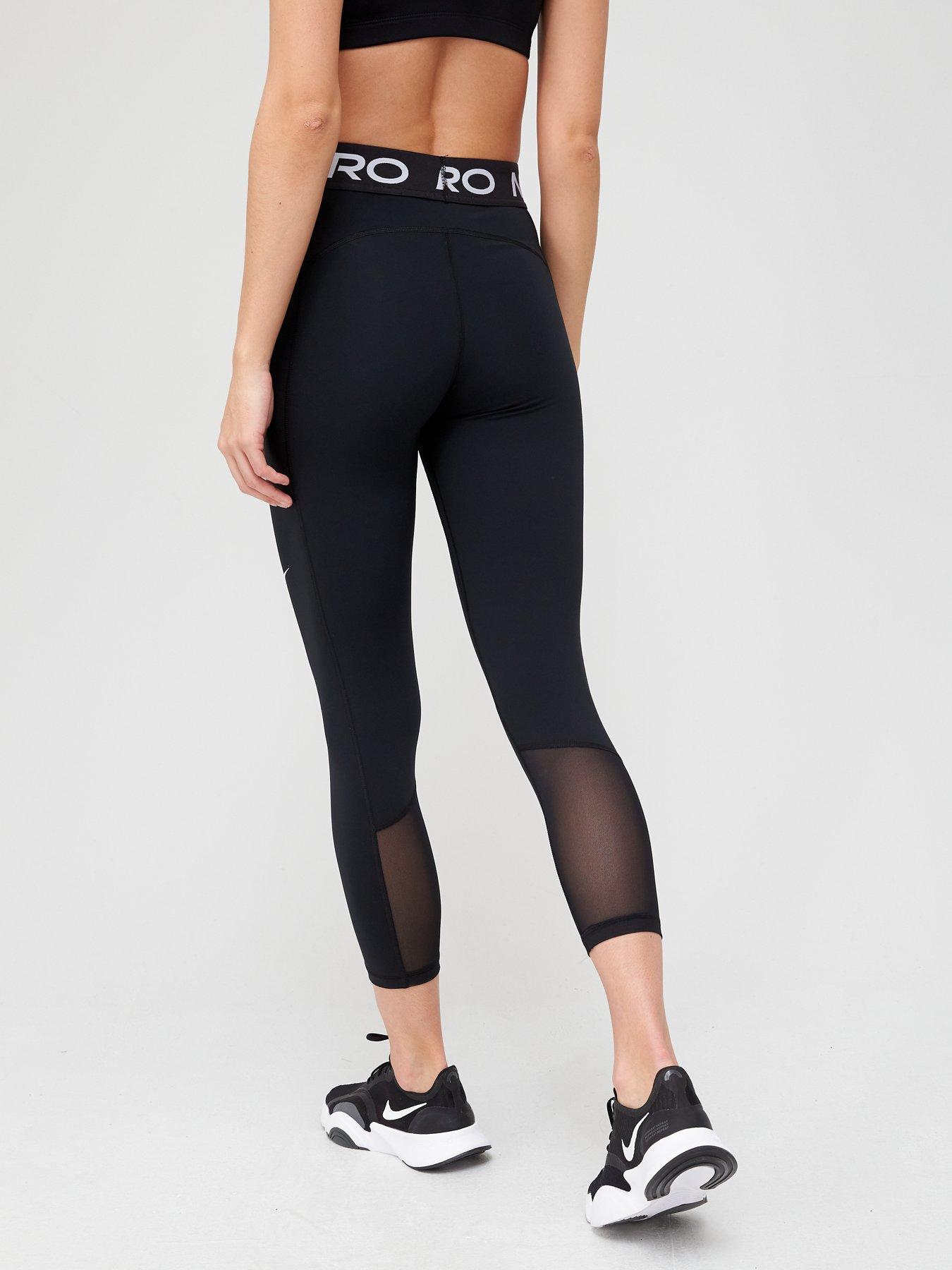 nike pro training leggings grey