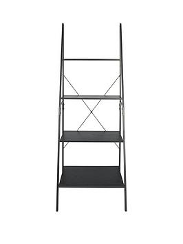 telford-ladder-bookcase-black