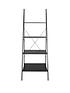 telford-ladder-bookcase-blackfront