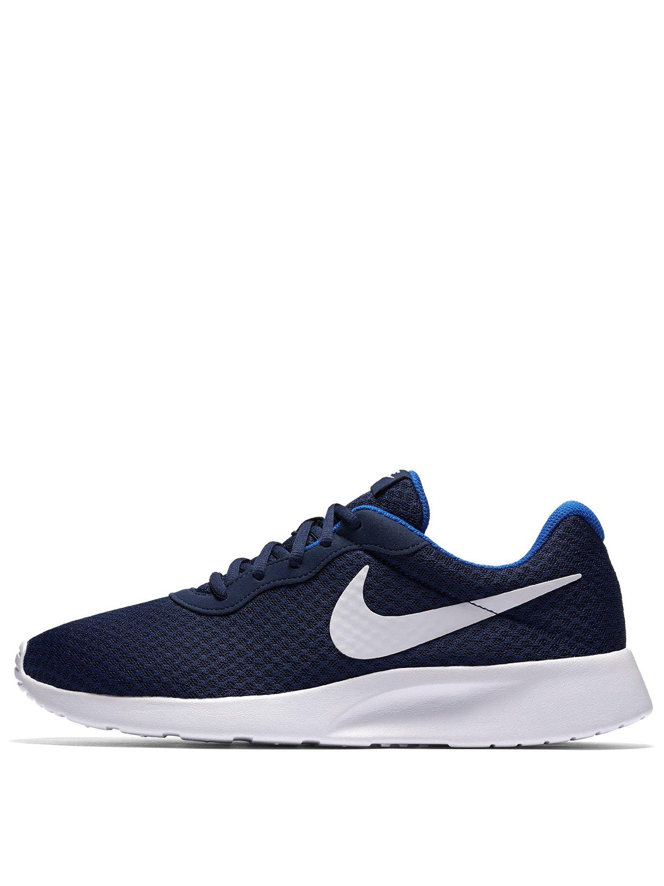 nike tanjun navy white