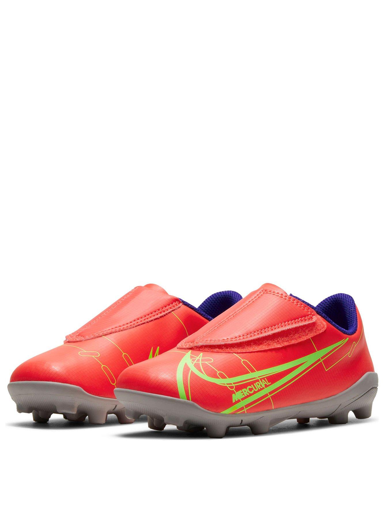 red mercurial football boots