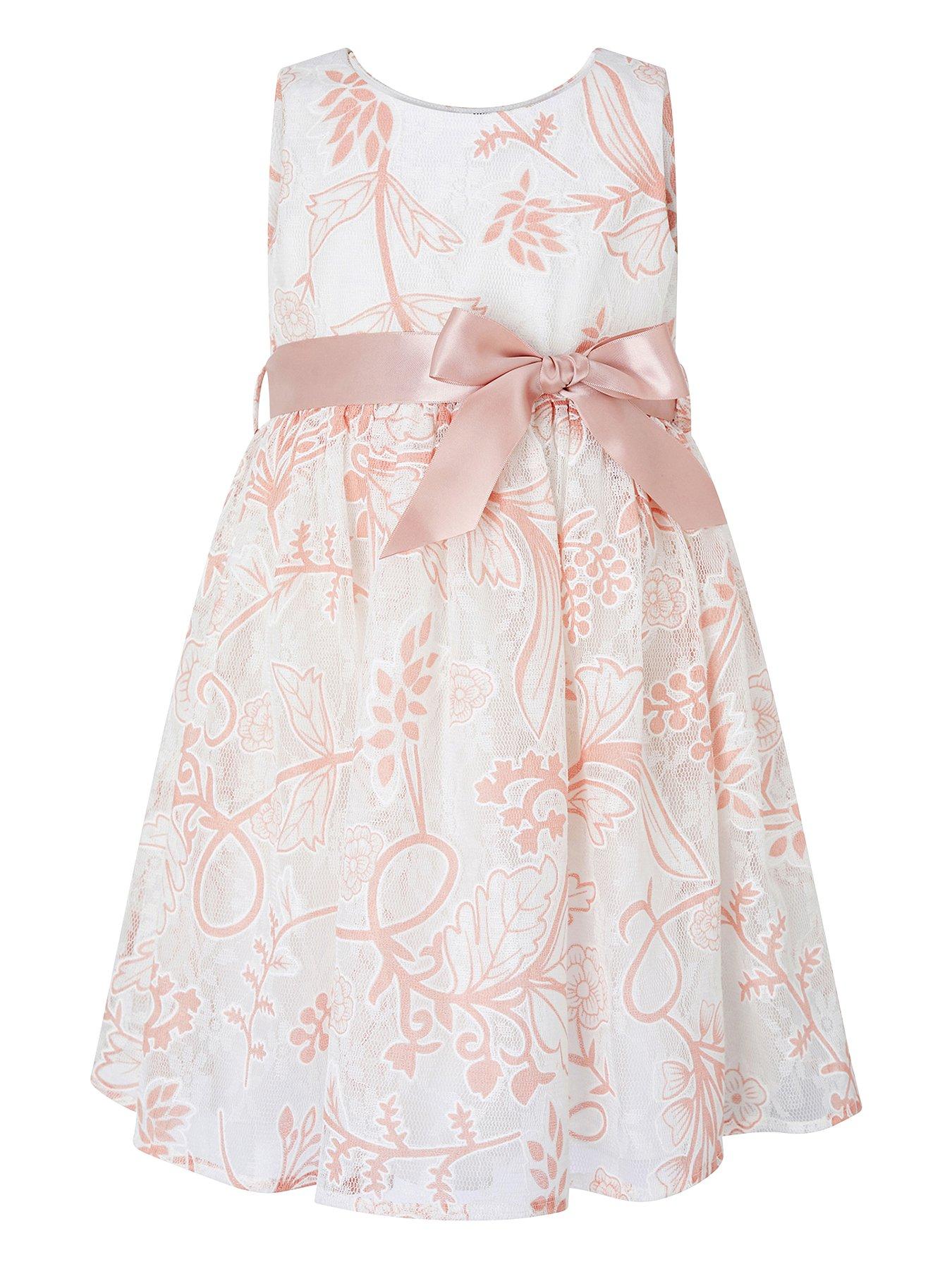 Monsoon cherry blossom dress pink hotsell