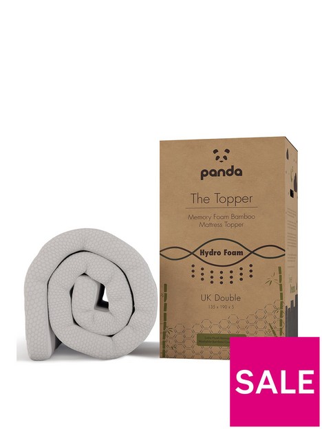 panda-london-memory-foam-bamboo-mattress-topper