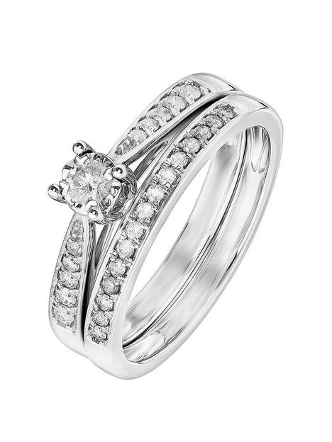 love-diamond-9ct-white-gold-30-point-diamond-bridal-set