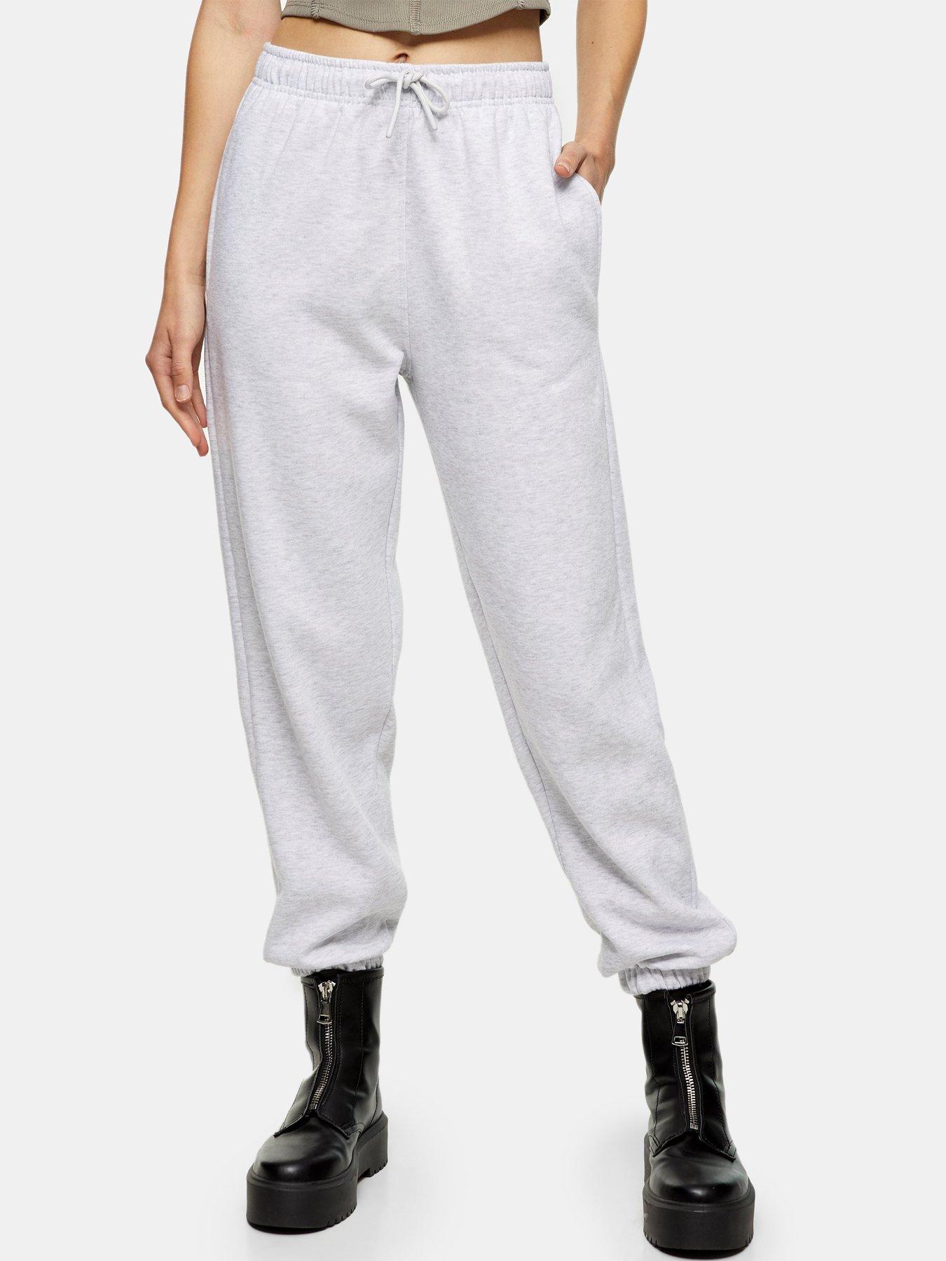 grey joggers topshop