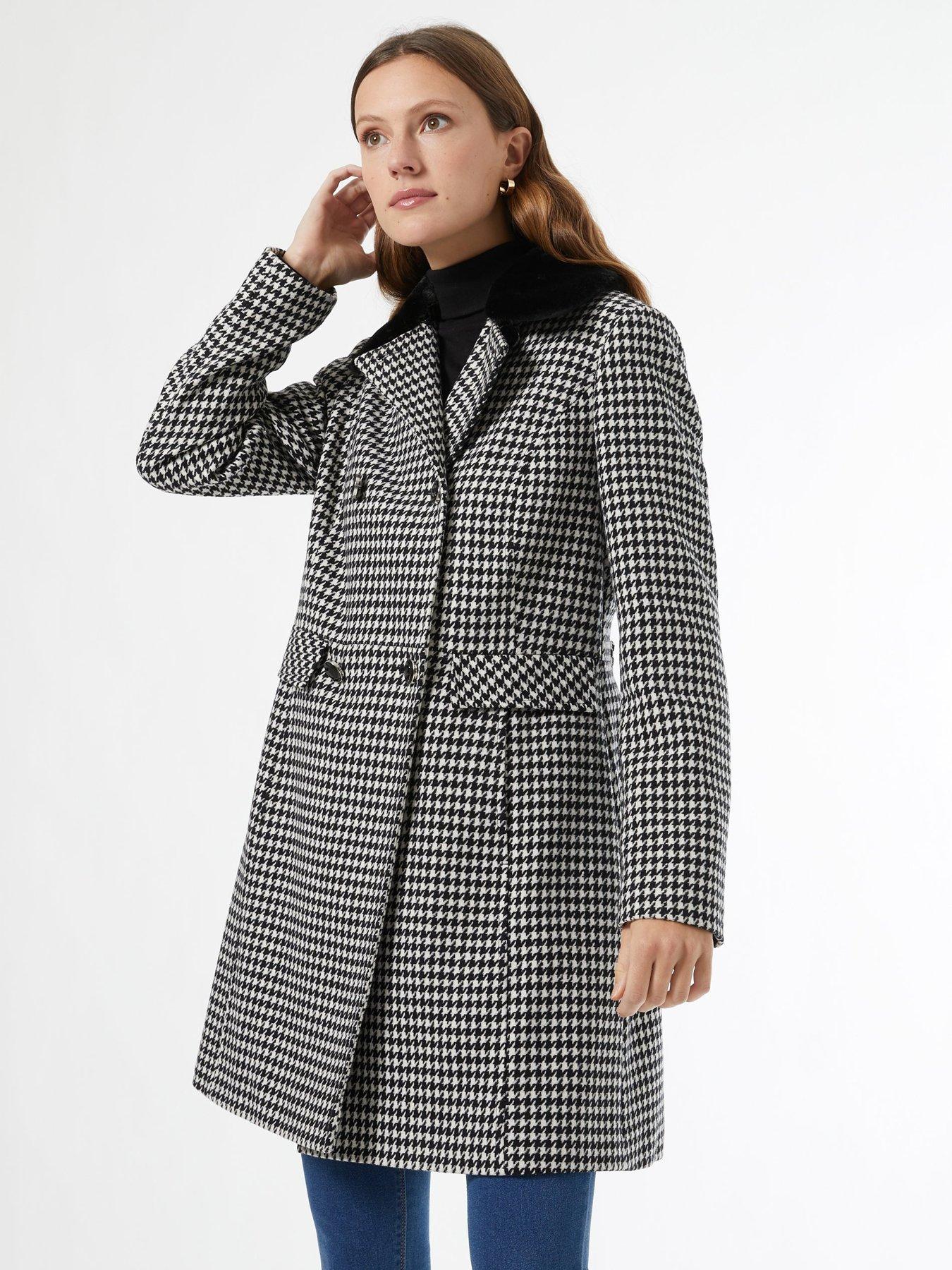 dorothy perkins petite black dolly coat