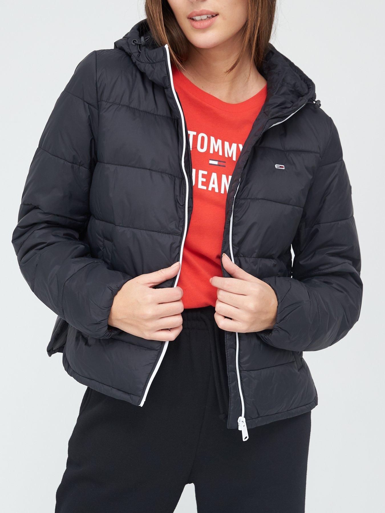 tommy hilfiger jacket womens black
