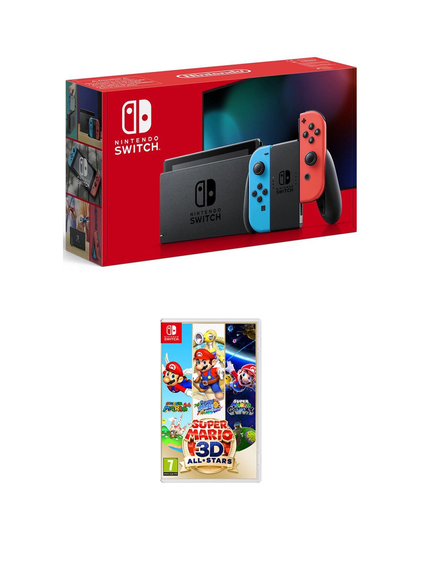 Nintendo Switch Console With Super Mario 3d All Stars Littlewoodsireland Ie