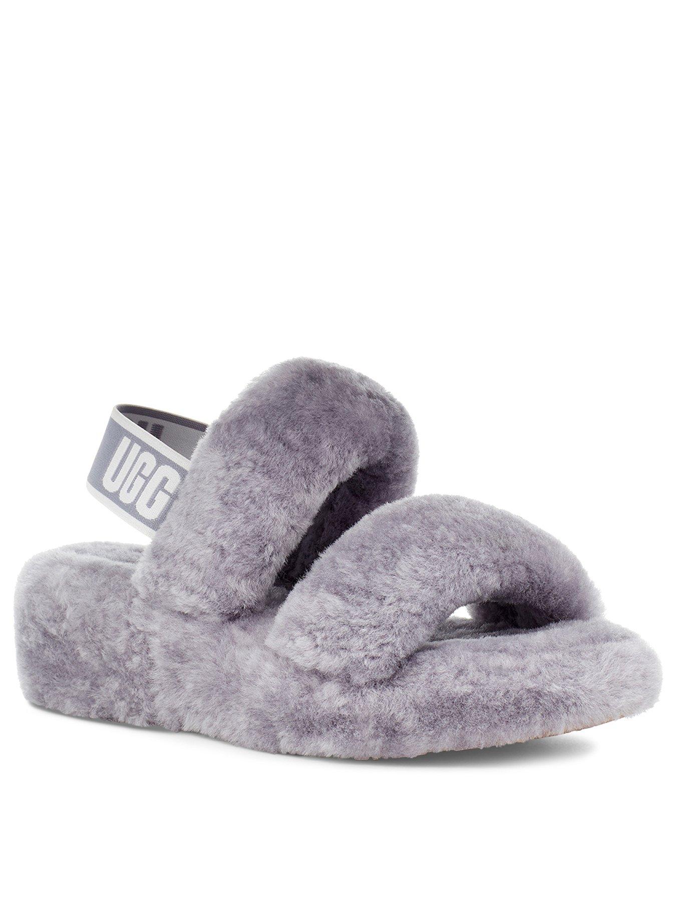 ugg sliders grey