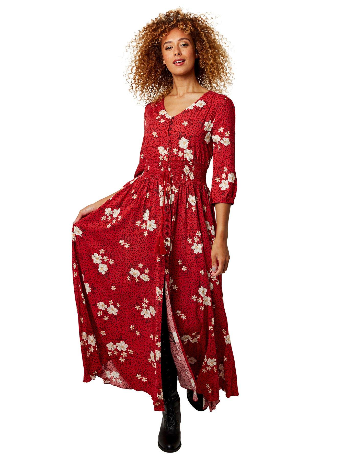 red maxi dress ireland