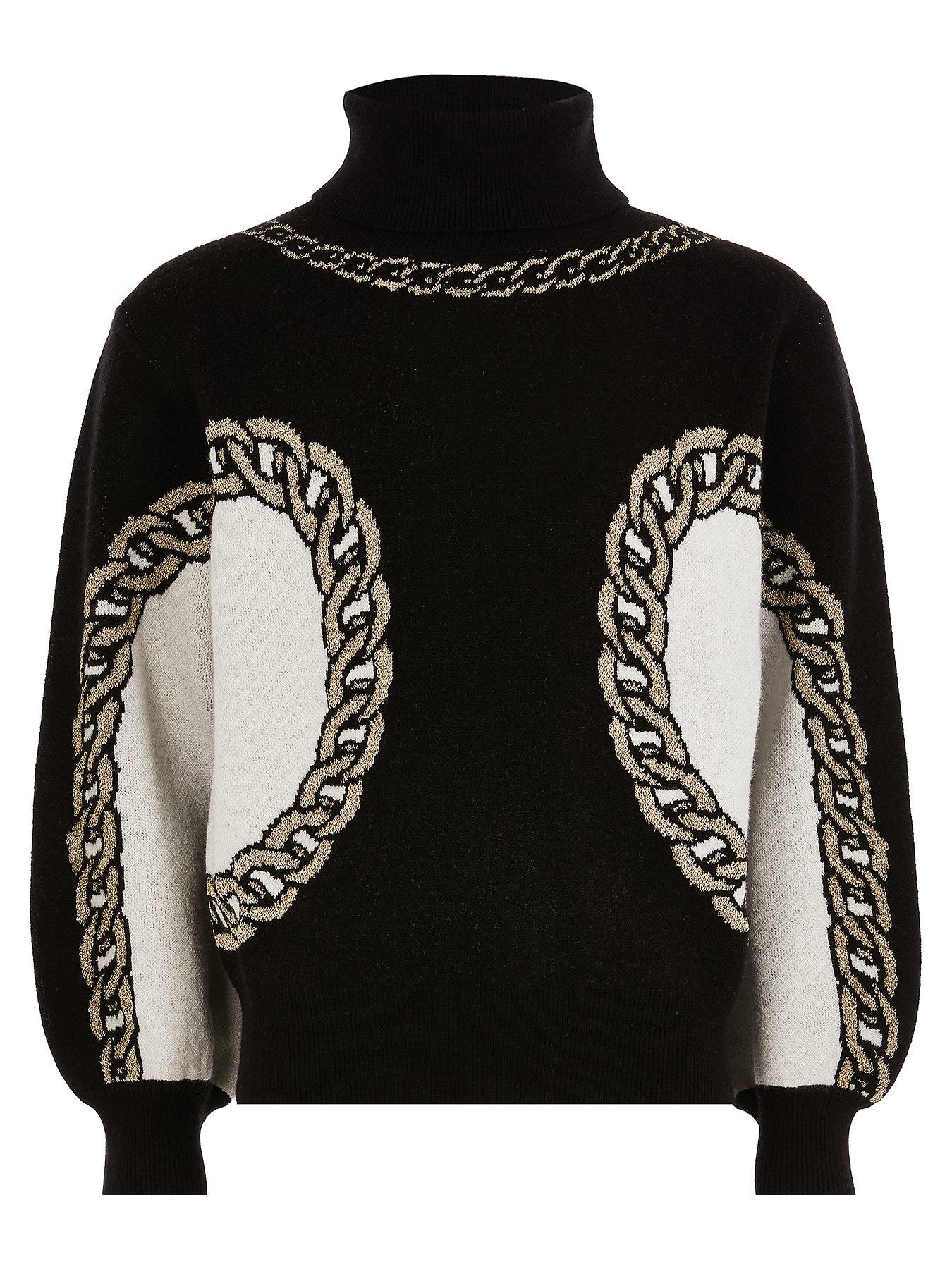 golden spiderweb knitwear
