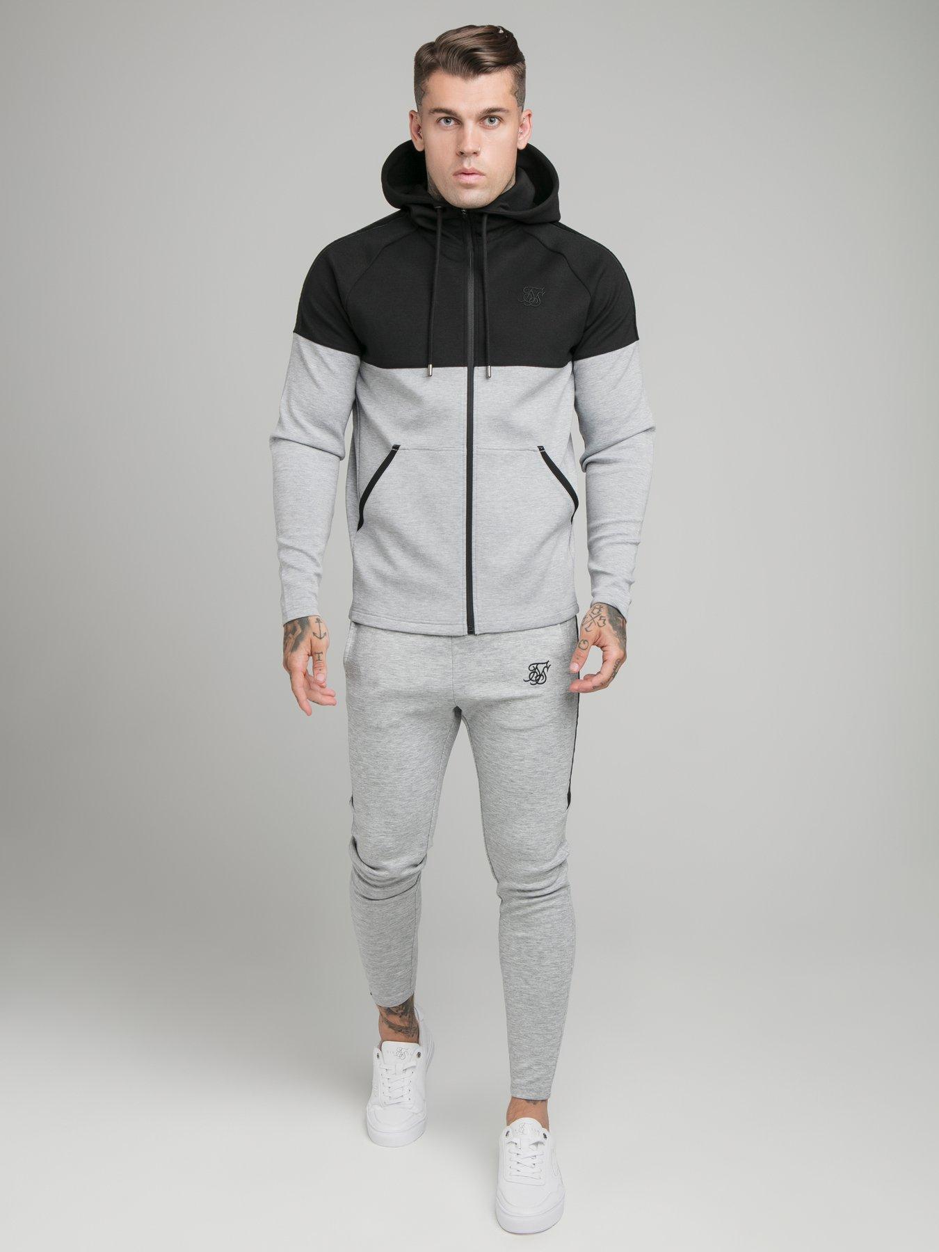 siksilk grey tracksuit