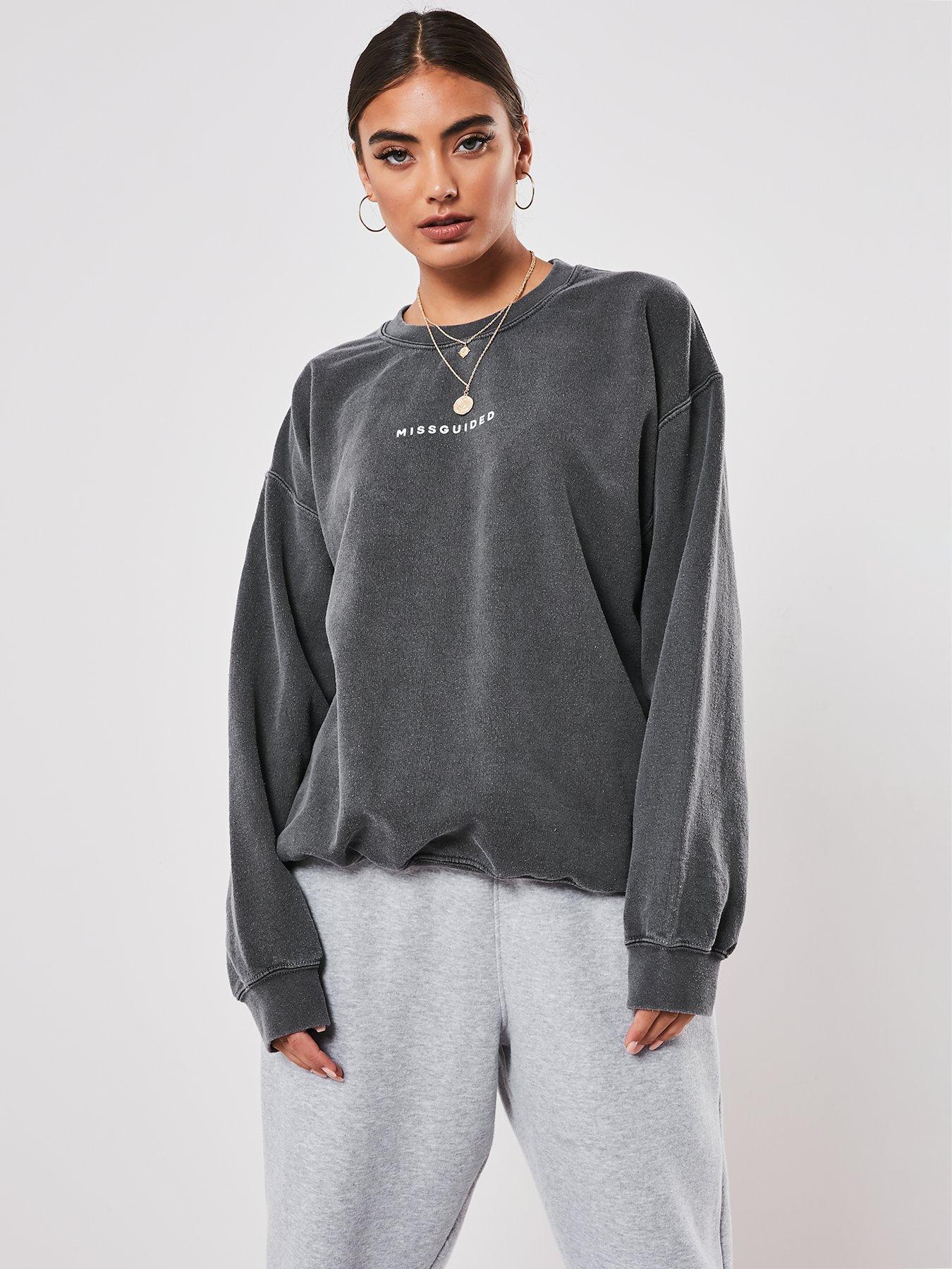 black washed sweatshirt
