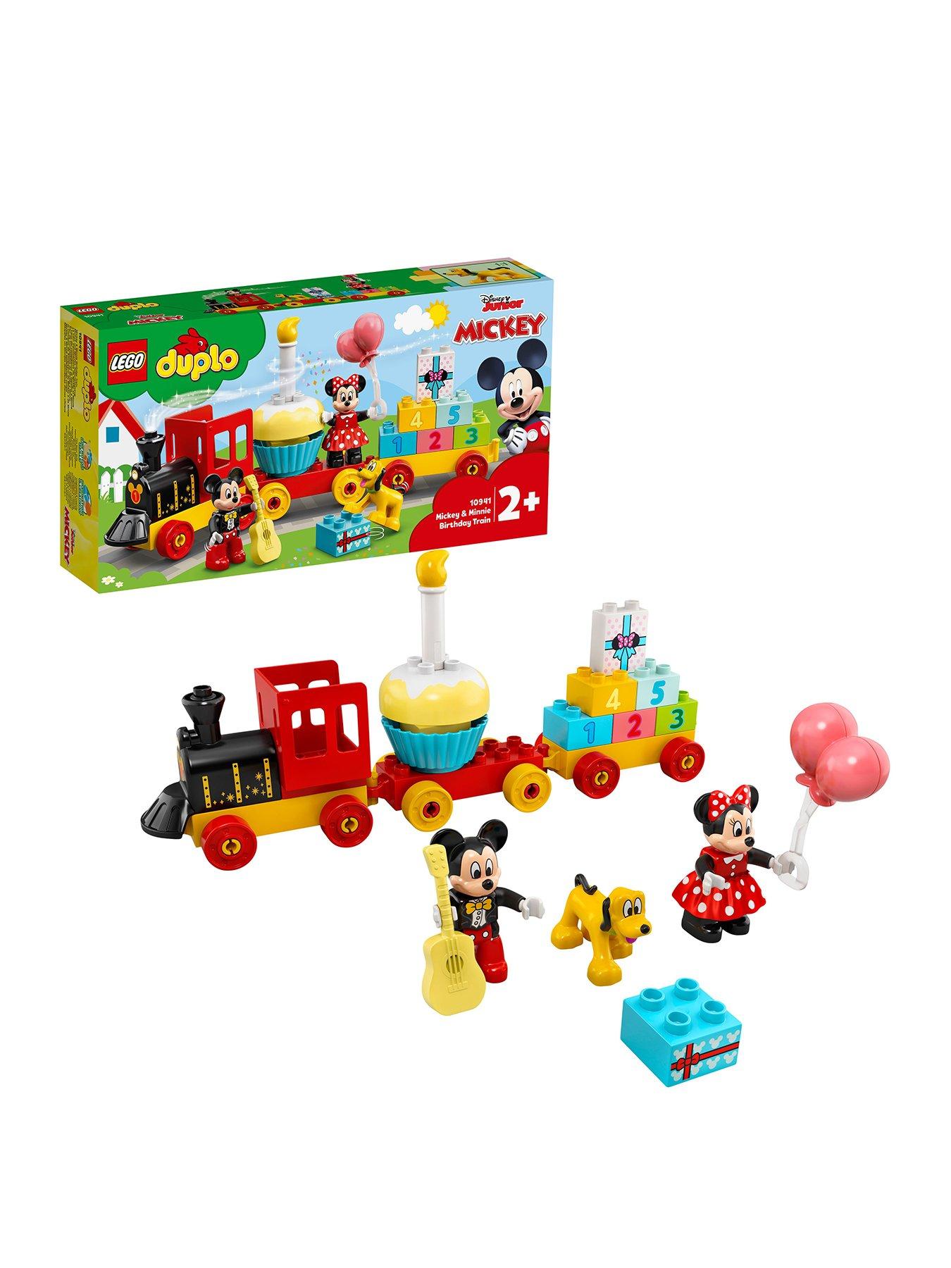 LEGO Duplo Disney Mickey \u0026 Minnie Birthday Train Toy 10941 |  littlewoodsireland.ie