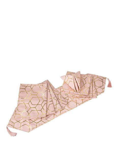 pink-and-gold-9-piece-table-linen-set