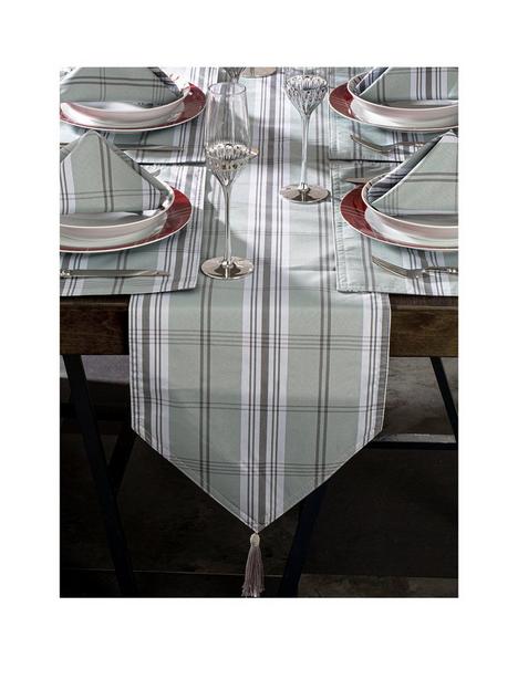 grey-tartan-13-piece-table-linen-set