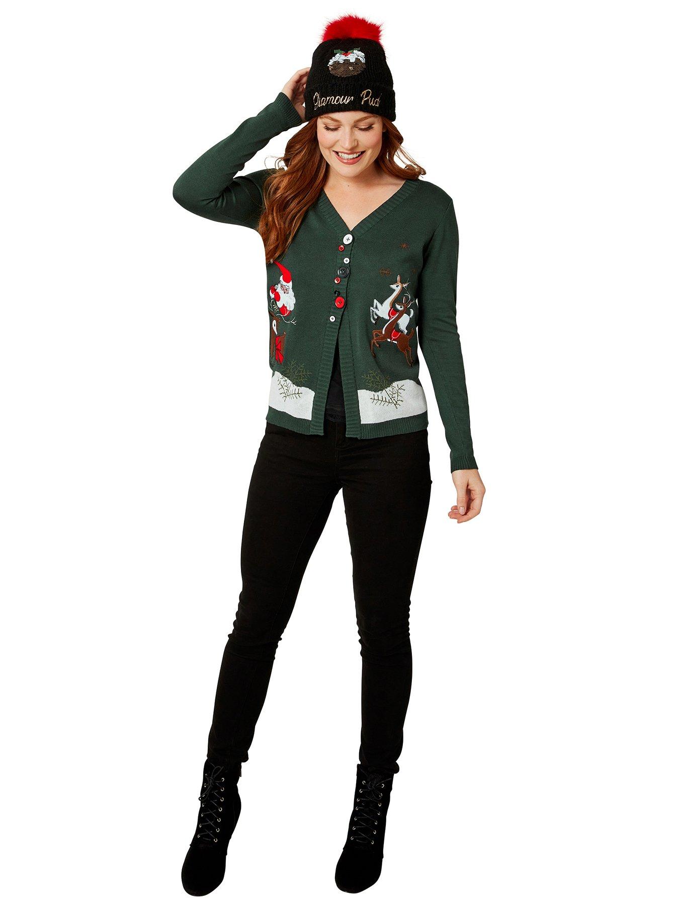 joe browns christmas cardigan