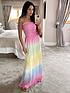 michelle-keegan-ombre-casual-bandeau-maxi-dress-multifront