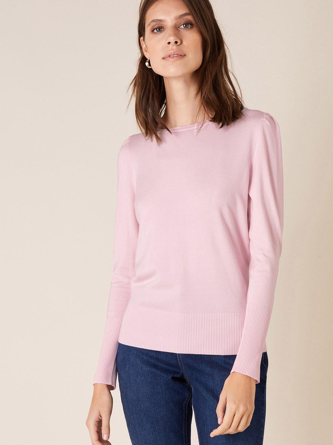 pink long sleeve jumper