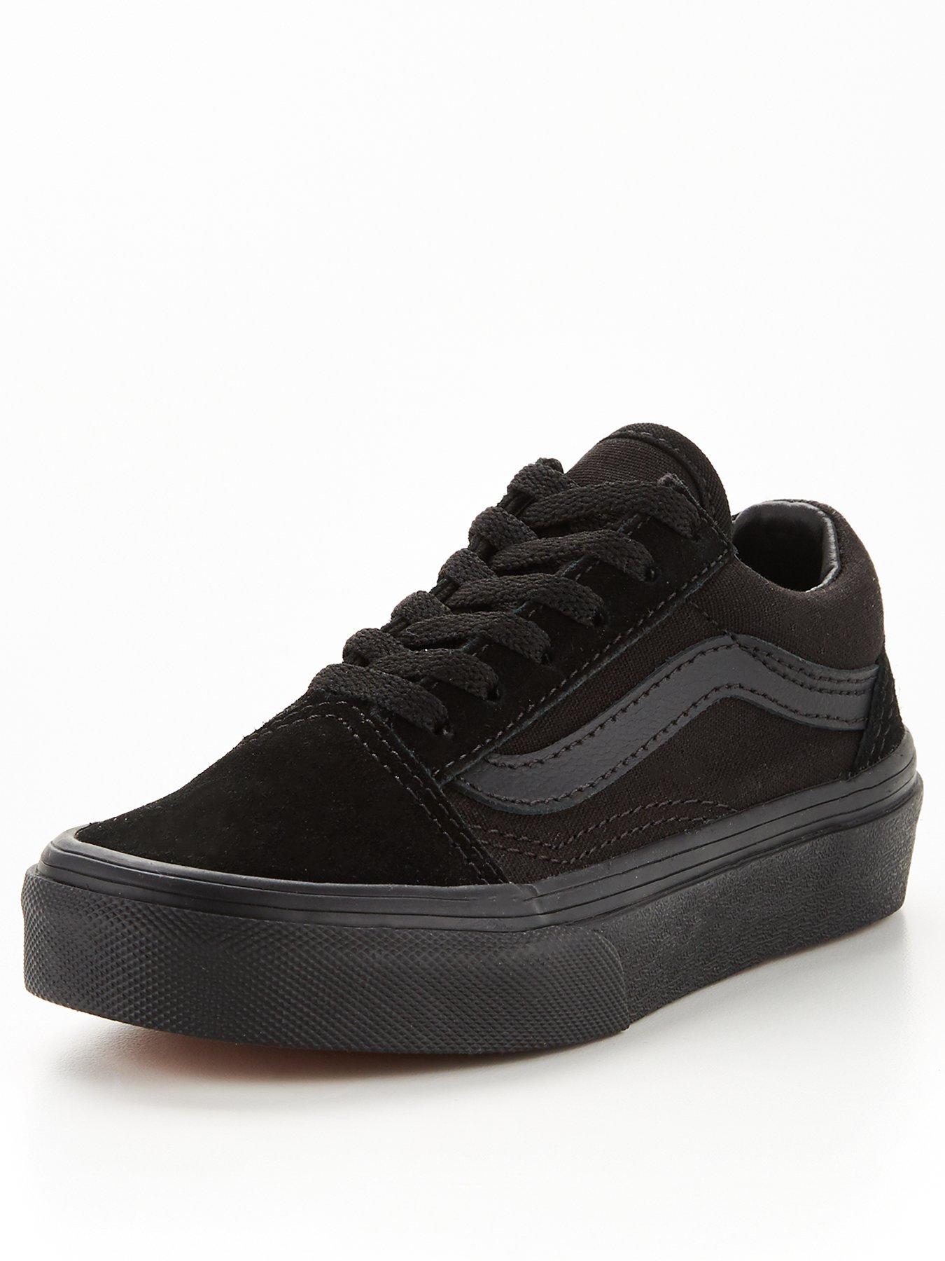 thick sole black vans