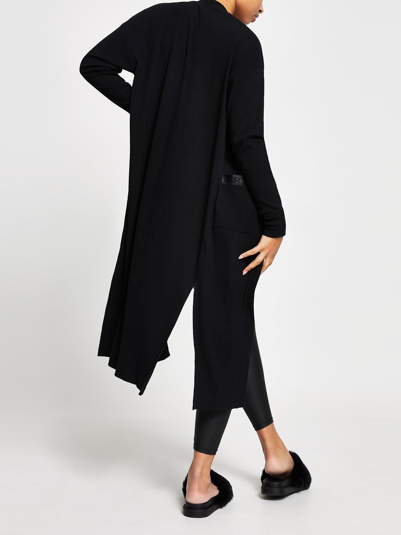 longline jersey cardigan